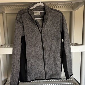 Marc New York Andrew Gray and Black Herringbone Jacket